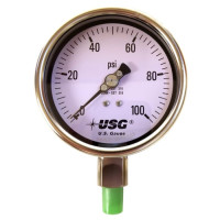 AMETEK 656237AA4CD3A00 PRESSURE GAUGE 0-30PSI 63MM 1/4NPT