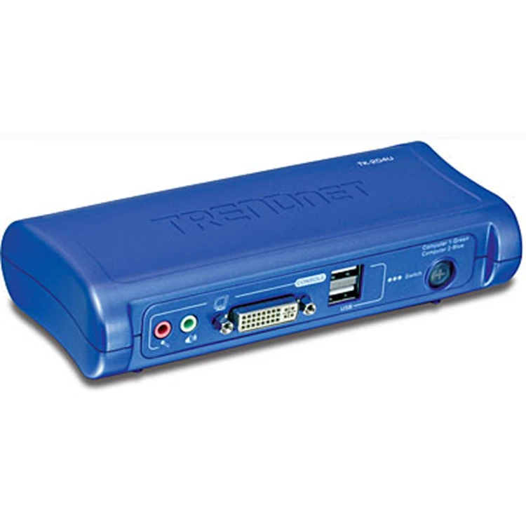 KVM-коммутатор TRENDNET TK-204UK Двухпортовый KVM-коммутатор TRENDNET TK-204UK Двухпортовый