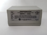 ALLEN BRADLEY 42DTB-5500 PHOTOELECTRIC SENSORS, BLUE LINE, POWER BASE, POWER BASE INTRINSICALLY SAFE, 13 - 29.5 VDC, TERMINAL