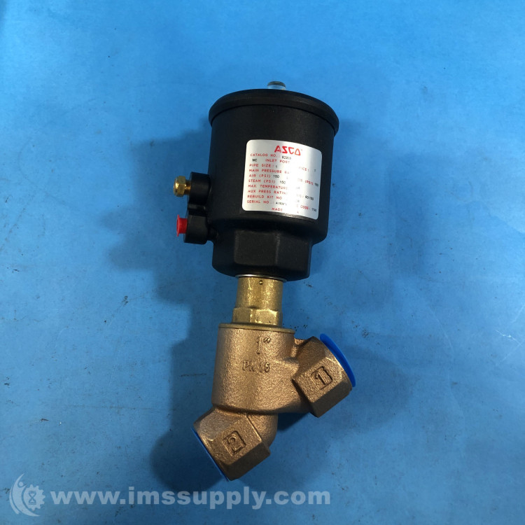 ASCO 8290-B010 PISTON VALVE 2/2 NC 1NPT BRONZE ASCO 8290-B010 PISTON VALVE 2/2 NC 1NPT BRONZE