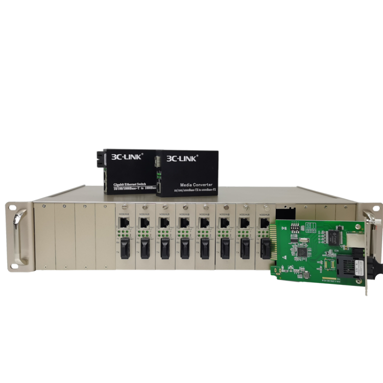 16 slots with Single power supply,support 10/100M Card-type
