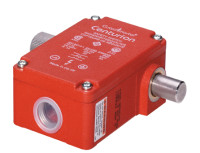 ALLEN BRADLEY 440K-B04026 GUARDLOCK SWITCH,CENTURION,2 N.C. SAFETY, 1 N.O AUX,BREAK BEFORE MAKE,NO ACTUATOR,M20 CONDUIT,DIE CAST ALLOY (RED)