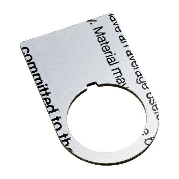 ALLEN BRADLEY 800E-18WE100 800E LEGEND PLATE, 30 X 50MM SNAP-IN LEGENDWITHOUT TEXT, WHITE WITH BLACK LEGEND TEXT, ALLEN BRADLEY 800E-18WE100 800E LEGEND PLATE, 30 X 50MM SNAP-IN LEGENDWITHOUT TEXT, WHITE WITH BLACK LEGEND TEXT,