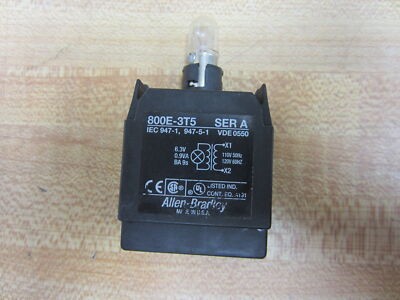 ALLEN BRADLEY 800E-3T5 TRANSFORMER MODULE 115VAC W/LAMP MODULE ALLEN BRADLEY 800E-3T5 TRANSFORMER MODULE 115VAC W/LAMP MODULE
