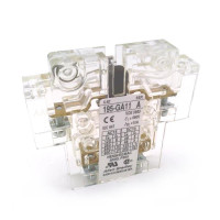 ALLEN BRADLEY 195-GA11 AUXILIARY CONTACT BLOCK, SIDE MOUNTING, 1 N.O. 1 N.C.