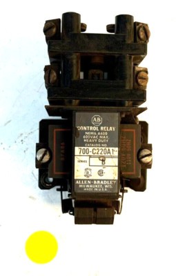 ALLEN BRADLEY 700-C220A1 RELAY 4POLE 600VAC 2NO/2NC NEMA A600