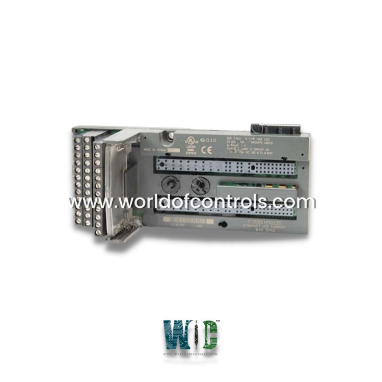 FANUC IC200CHS022 I/O CARRIER ASSEMBLY COMPACT I/O CARRIER BOX STYLE FANUC IC200CHS022 I/O CARRIER ASSEMBLY COMPACT I/O CARRIER BOX STYLE