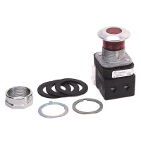 ALLEN BRADLEY 800T-FXQH24RA 30.5MM TYPE 4/13 2 POS. PB-ILLUM., PUSH-PULL, RED,