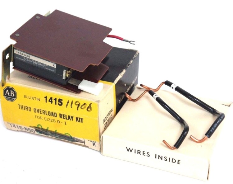 ALLEN BRADLEY 1415-N50 OVERLOAD RELAY KIT SIZE 0-1 ALLEN BRADLEY 1415-N50 OVERLOAD RELAY KIT SIZE 0-1