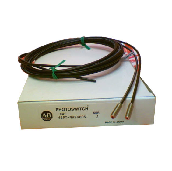 ALLEN BRADLEY 43PT-NAS66RS PHOTOELECTRIC SENSORS, PLASTIC FIBER OPTIC CABLE, TRANSMITTED BEAM FOR SMALL APERTURE SENSORS (2.2 MM/0.09 IN), ST ST SENSING TIP, DIA. 1.0 MM, POLYETHYLENE SHEATHING ALLEN BRADLEY 43PT-NAS66RS PHOTOELECTRIC SENSORS, PLASTIC FIBER OPTIC CABLE, TRANSMITTED BEAM FOR SMALL APERTURE SENSORS (2.2 MM/0.09 IN), ST ST SENSING TIP, DIA. 1.0 MM, POLYETHYLENE SHEATHING