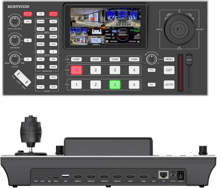 KOBI  DIGITAL VIDEO SWITCHER 4CHANNEL 117/220VAC 50/60HZ