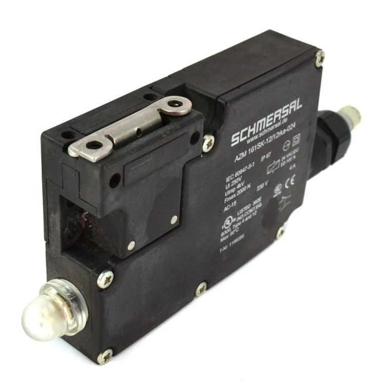 SCHMERSAL AZM161SK-12/12RKT SOLENOID LATCHING KEYED INTERLOCK - POWER-TO-UNLOCK, WITH RELEASE. SCHMERSAL AZM161SK-12/12RKT SOLENOID LATCHING KEYED INTERLOCK - POWER-TO-UNLOCK, WITH RELEASE.