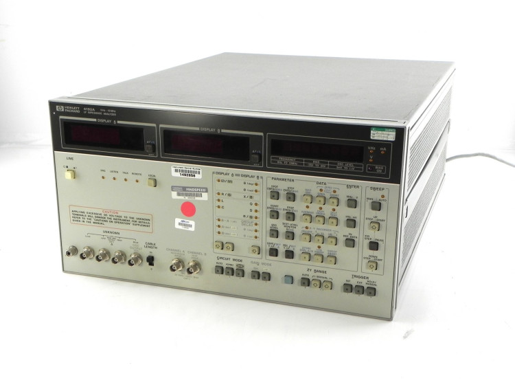 AGILENT 4192A IMPEDANCE ANALYZER VARIABLE FREQUENCY 5HZ-13MHZ AGILENT 4192A IMPEDANCE ANALYZER VARIABLE FREQUENCY 5HZ-13MHZ