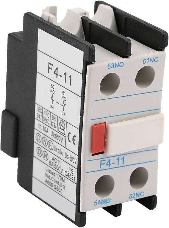 AGUT PZBC10NT AUXILLARY CONTACT 660V 1NO