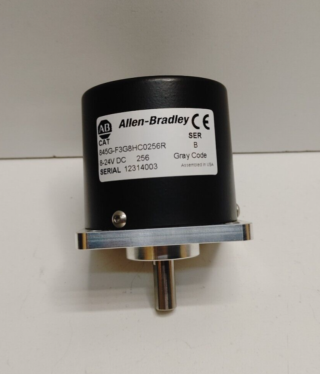 ALLEN BRADLEY 845G-F3G8HC0256R ENCODER ABSOLUTE 8BIT 0-255COUNT PER REV SIZE25 ALLEN BRADLEY 845G-F3G8HC0256R ENCODER ABSOLUTE 8BIT 0-255COUNT PER REV SIZE25