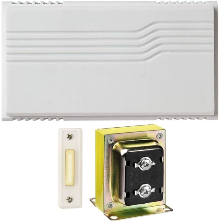 DOOR CHIME KIT WIRED W/WHITE COVER 2/SOUND DOOR CHIME KIT WIRED W/WHITE COVER 2/SOUND