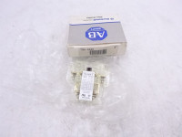 ALLEN BRADLEY 195-GA20 AUXILIARY CONTACT BLOCK, SIDE MOUNTING, 2 N.O. 0 N.C.