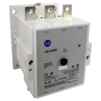ALLEN BRADLEY 100-D420ED11 CONTACTOR, 220KW/400V, ELECTRONIC COIL 110.130 V AC / 110.130 V DC, 3 POLE, 1 N.O. + 1 N.C. AUXILIARY CONTACTS INSTALLED