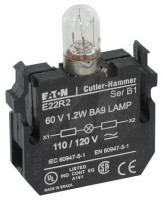EATON CORPORATION E22-R2  LIGHT MODULE 120V W T3 1 4 BAY.BASE LAMP