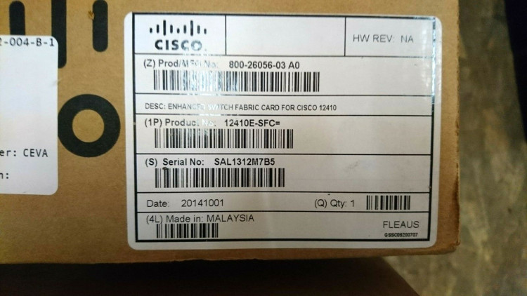 Enhanced Switch Fabric Card for Cisco 12410 Enhanced Switch Fabric Card for Cisco 12410