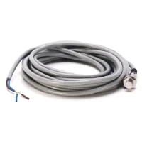 ALLEN BRADLEY 871TM-BH4N12-N3 INDUCTIVE PROXIMITY SENSORS, ST ST FACE/THREADED ST ST BARREL, SHORT BODY, AC/DC, 2-WIRE, PLC INTERFACER, 14 MM DIA, UNSHIELDED, LENGTH 63.5 MM, SENSING RANGE 4 MM, NO, 3 PIN MINI QD
