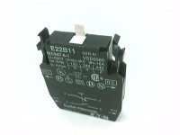 ALLEN BRADLEY 800E-MSJ22 22.5MM 2 POS. SEL./JOG OPERATOR, NON-ILLUM., RD. METAL (IP66, 4/13), BLACK BUTTON, STD. CAM
