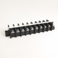 ALLEN BRADLEY 1492-HJ812 PANEL MOUNT BLOCK, STANDARD 12-POLE, SCREW TERMINAL W/ WIRE CLAMP, RED, PKG. QTY. OF 1