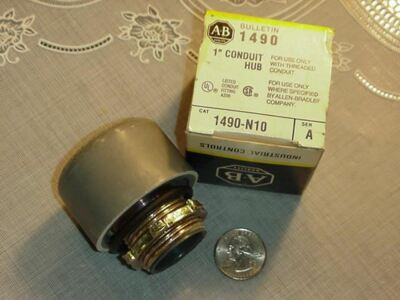 ALLEN BRADLEY 1490-N10-OS CONDUIT HUB 1IN THREADED OLD STYLE ALLEN BRADLEY 1490-N10-OS CONDUIT HUB 1IN THREADED OLD STYLE