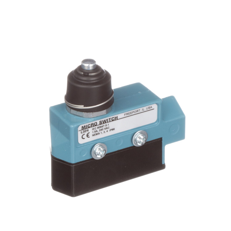 MICROSWITCH DTE6-2RN  LIMIT SWITCH; ACTUATOR STYLE:TOP PLUNGER; OPERATING FORCE MAX:59OZF; CONTACT VOLTAGE AC MAX:250V; CONTACT VOLTAGE DC MAX:250V; CONTACT CURRENT AC MAX: