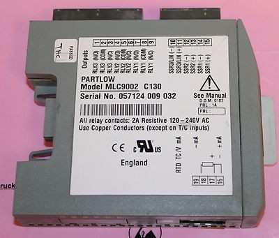PARTLOW MLC9002-C130 LOOP CONTROL MODULE 2AMP 120/240VAC PARTLOW MLC9002-C130 LOOP CONTROL MODULE 2AMP 120/240VAC
