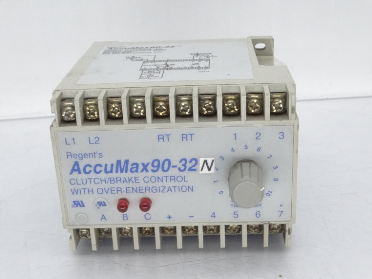REGENT CONTROLS ACCUMAX32  CLUTCH BRAKE CONTROL FOR 90V CLUTCH BRAKES