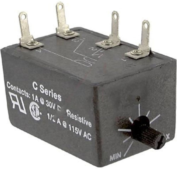 AMPERITE 12DC160C TIME DELAY RELAY, SPST-NC, 60SEC, 12VDC; CONTACT CONFIGURATION:SPST-NC; NOM INPUT VOLTAGE:12VDC; DELAY TIME RANGE:0.1S TO 60S; TIMING ADJUSTMENT:KNOB; AMPERITE 12DC160C TIME DELAY RELAY, SPST-NC, 60SEC, 12VDC; CONTACT CONFIGURATION:SPST-NC; NOM INPUT VOLTAGE:12VDC; DELAY TIME RANGE:0.1S TO 60S; TIMING ADJUSTMENT:KNOB;