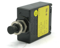 AIRPAX ATR11CX63B2C20A CIRCUIT BREAKER, THERMAL, 1P, 240V, 2A; VOLTAGE RATING VDC:50V; VOLTAGE RATING VAC:240V; CURRENT RATING:2A; NO. OF POLES:1; CIRCUIT BREAKER MOUNTING:P