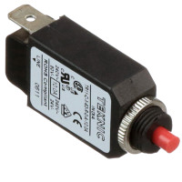 AIRPAX ATR11-C-X-63-R-0-C-5.0A MIN QTY 100 THERMAL CIRCUIT-BREAKER; SERIES:ATR11; VOLTAGE RATINGVDC:50V; VOLTAGE RATINGVAC:240V; CURRENT RATING:5A; ACTUATION:PUSH-TO-RESET; ACTUATOR