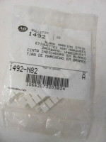 ALLEN BRADLEY 1492-N82 BLANK MARKER CARD FOR TERMINAL BLOCK 100 TABS/PACK