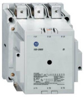 ALLEN BRADLEY 100-D630EA11 CONTACTOR, 335KW/400V, ELECTRONIC COIL 208.277 V AC / 200.255 V DC, 3 POLE, 1 N.O. + 1 N.C. AUXILIARY CONTACTS INSTALLED