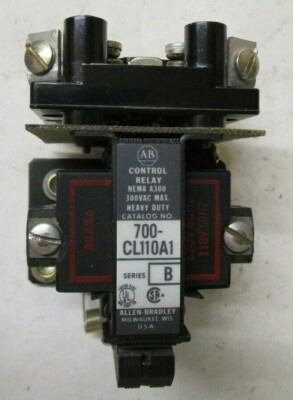 ALLEN BRADLEY 700-CL110A1 RELAY 120V 1NO/1NC
