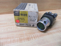 ALLEN BRADLEY 800T-PA26G PUSHBUTTON ILLUM MOM GREEN 240VAC 50/60HZ 1NO/1NC