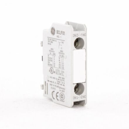 GENERAL ELECTRIC BCLF01  AUXILIARY CONTACT BLOCK 1NC FRONT MOUNT STANDARD