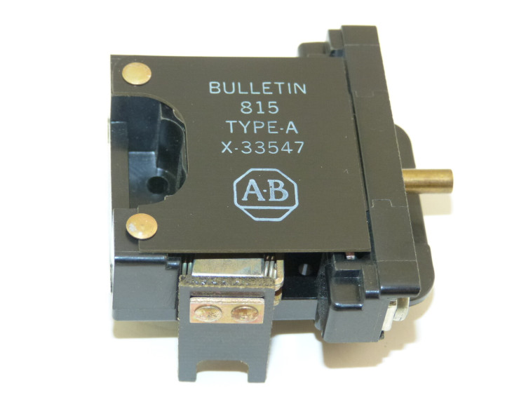 ALLEN BRADLEY X-33547 OVERLOAD RELAY LEFT HAND SIZE0-1 FOR 609