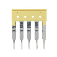 ALLEN BRADLEY 1492-CJJ5-3 1492 JUMPERS, SCREW CENTER JUMPER, NO COVER, 5, 3 POLE, GRAY