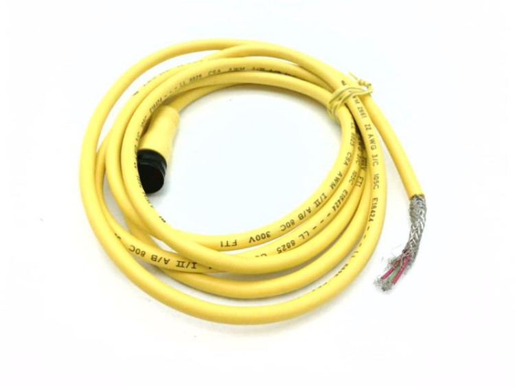 ALLEN BRADLEY 889R-F3ACA-2 QD CORDSET, AC MICRO, STRAIGHT FEMALE, 3-PIN, 2M, 22AWG ALLEN BRADLEY 889R-F3ACA-2 QD CORDSET, AC MICRO, STRAIGHT FEMALE, 3-PIN, 2M, 22AWG