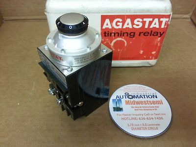 AGASTAT 2414AB TIMING RELAY ON-DELAY 4PDT 120VAC .5-5 SECONDS