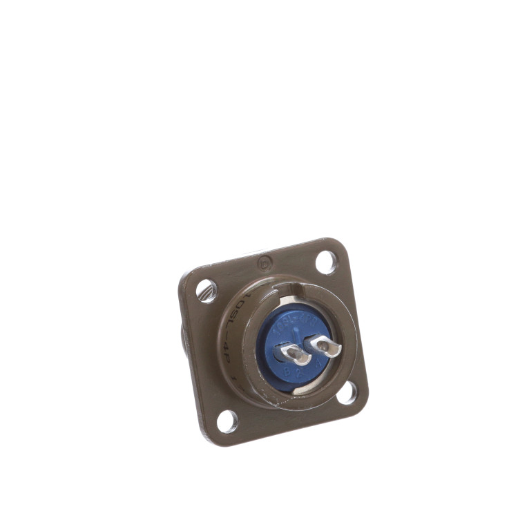 AMPHENOL 97-3102A-10SL-4P MS (MIL-C-5015) /97 SERIES 3102A BOX MOUNTING RECEPTACLES, STRAIGHT BODY STYLE, SOLDER TERMINATION, 10SL SHELL SIZE, 10SL-4 INSERT ARRANGEMENT, RECEPT