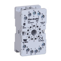 ALLEN BRADLEY 700-HN101 SCREW TERMINAL TUBE BASE SOCKET, 11-PIN, GUARDED TERMINAL, PANEL OR DIN RAIL MOUNTING