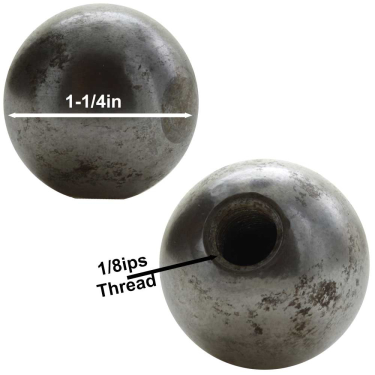 ALEMITE 171701-80 BALL, 1-1/4" DIAMETER