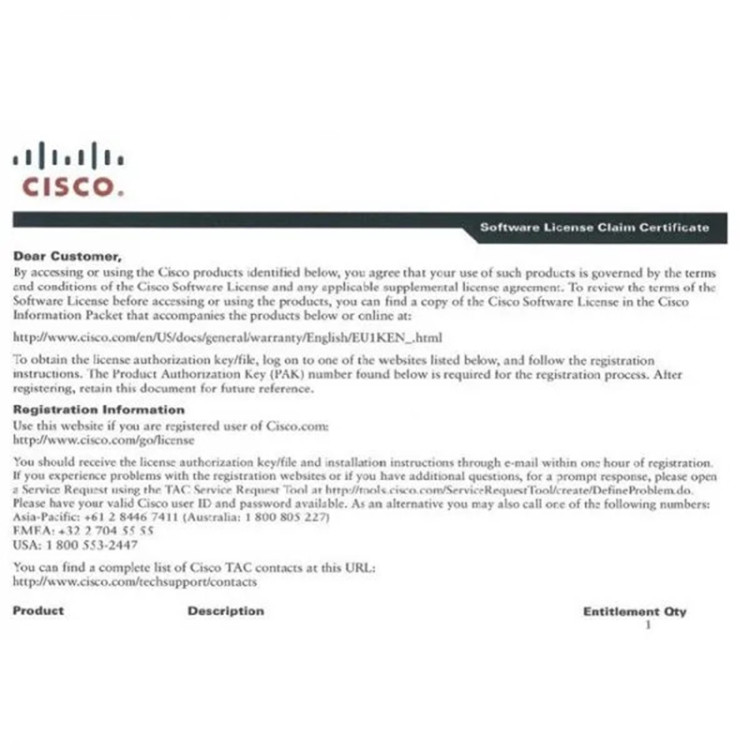 Cisco WCS PLUS Upgrade License for 100 APs, Windows/Linux