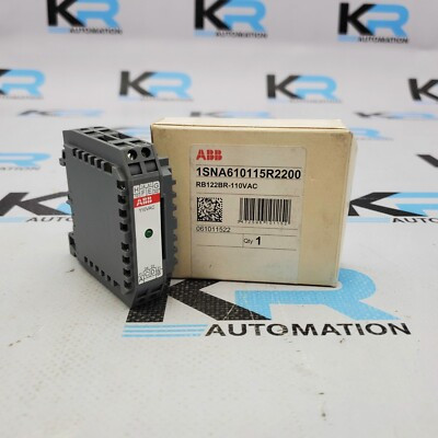 ASEA BROWN BOVERI 1SNA610115R2200  RB122BR 110VAC RELAY (RB122BR 110VAC)