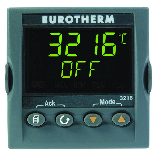 EUROTHERM CONTROLS 3216/CC/VH/LRXX/R/XXX/G/ENG TEMPERATURE CONTROLLER 1/16INCH DIN 100-240VAC EUROTHERM CONTROLS 3216/CC/VH/LRXX/R/XXX/G/ENG TEMPERATURE CONTROLLER 1/16INCH DIN 100-240VAC
