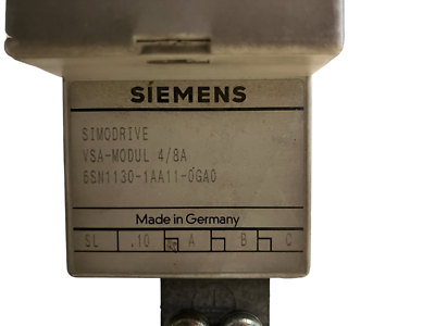 SIEMENS 6SN1-130-1AA11-0C... POWER SUPPLY MODULE SIMODRIVE .25/50AMP SIEMENS 6SN1-130-1AA11-0C... POWER SUPPLY MODULE SIMODRIVE .25/50AMP